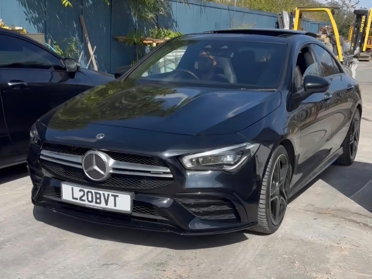 Mercedes CLA35 — Front-end impact